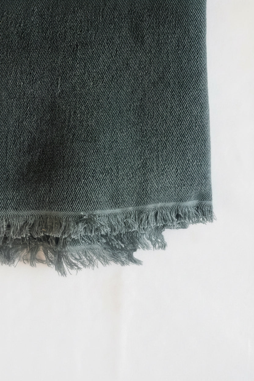 Old School Black Pashmina
