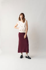 100% Cashmere Bobble Vest - Large