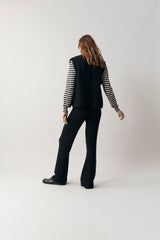 100% Cashmere Black Joey Jerkin S/M