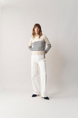 Off White Cashmere Breton