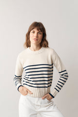 Off White Cashmere Breton
