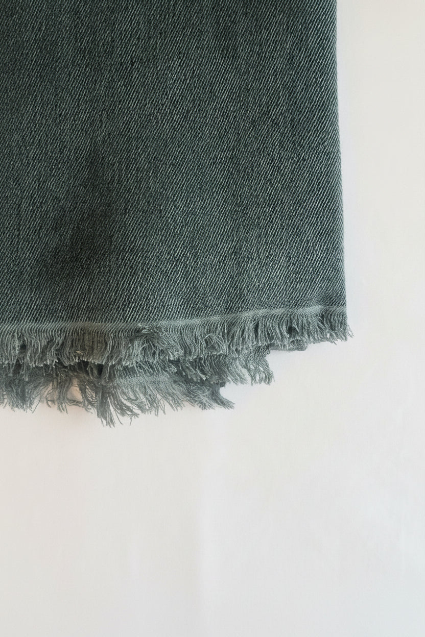 Old School Charcoal Pashmina