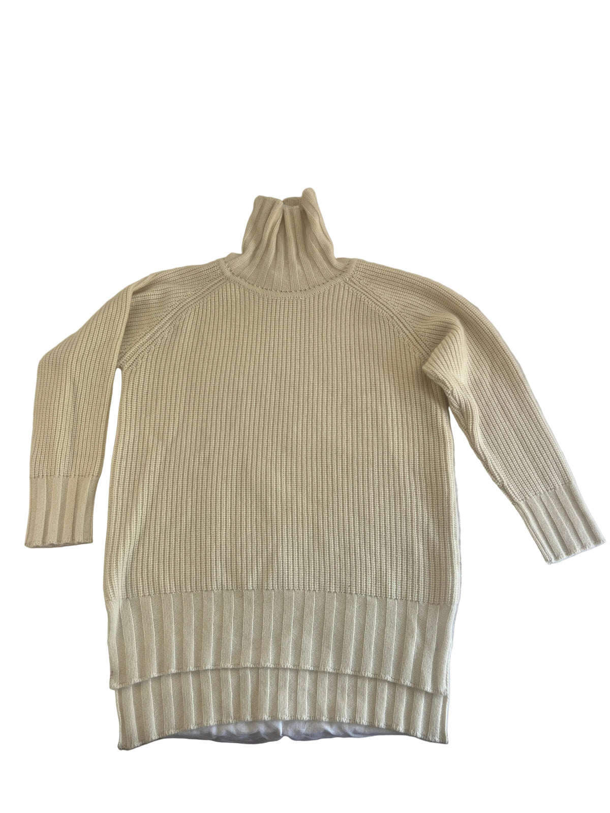 Cashmere And Wool Cream Turtleneck - Small