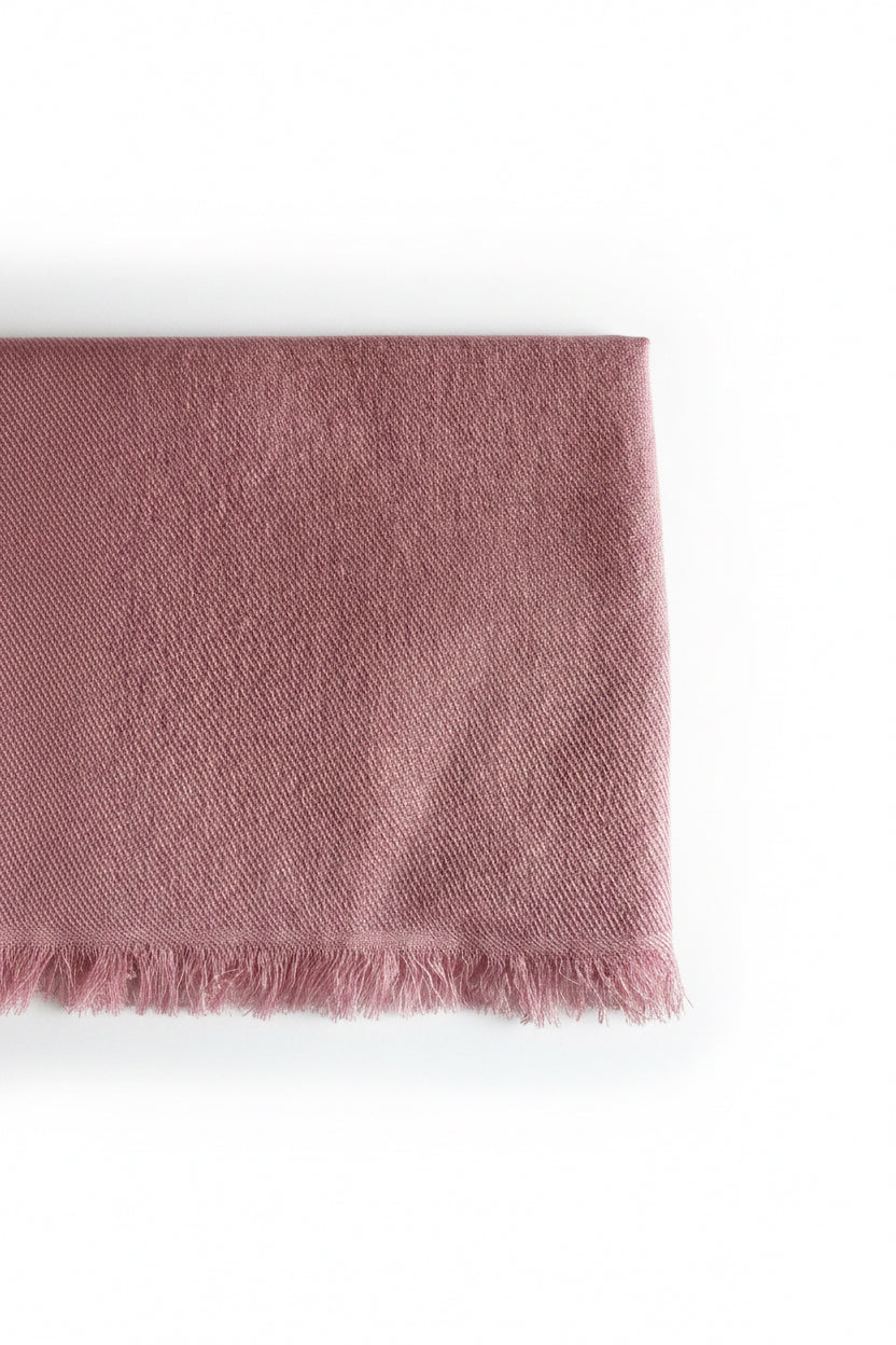 Old School Baby Pink Pashmina