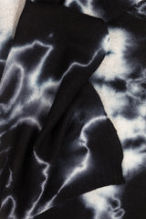 Cashmere Black Tie Dye Wrap