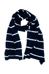 Cashmere Navy Stripe Wrap