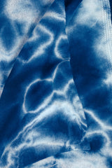 Cashmere Navy Tie Dye Wrap