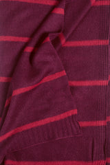 Cashmere Red Stripe Wrap