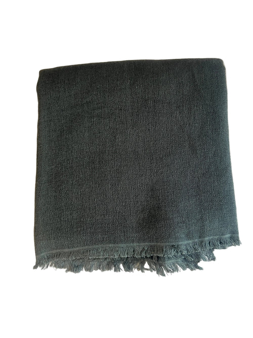 Old School Charcoal Pashmina