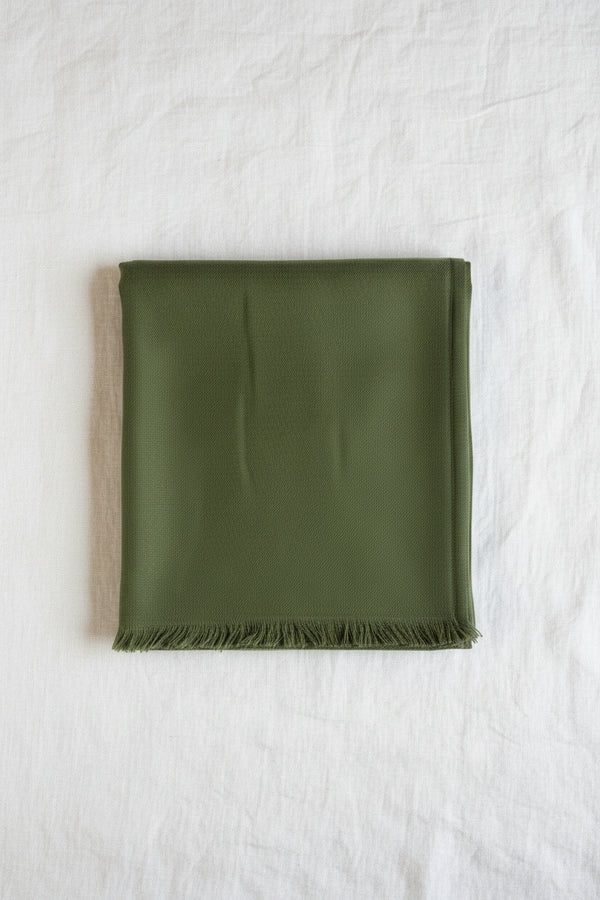 100% Silk Shawl Khaki
