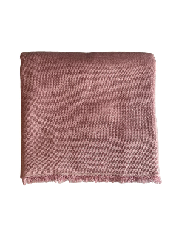 Old School Baby Pink Pashmina
