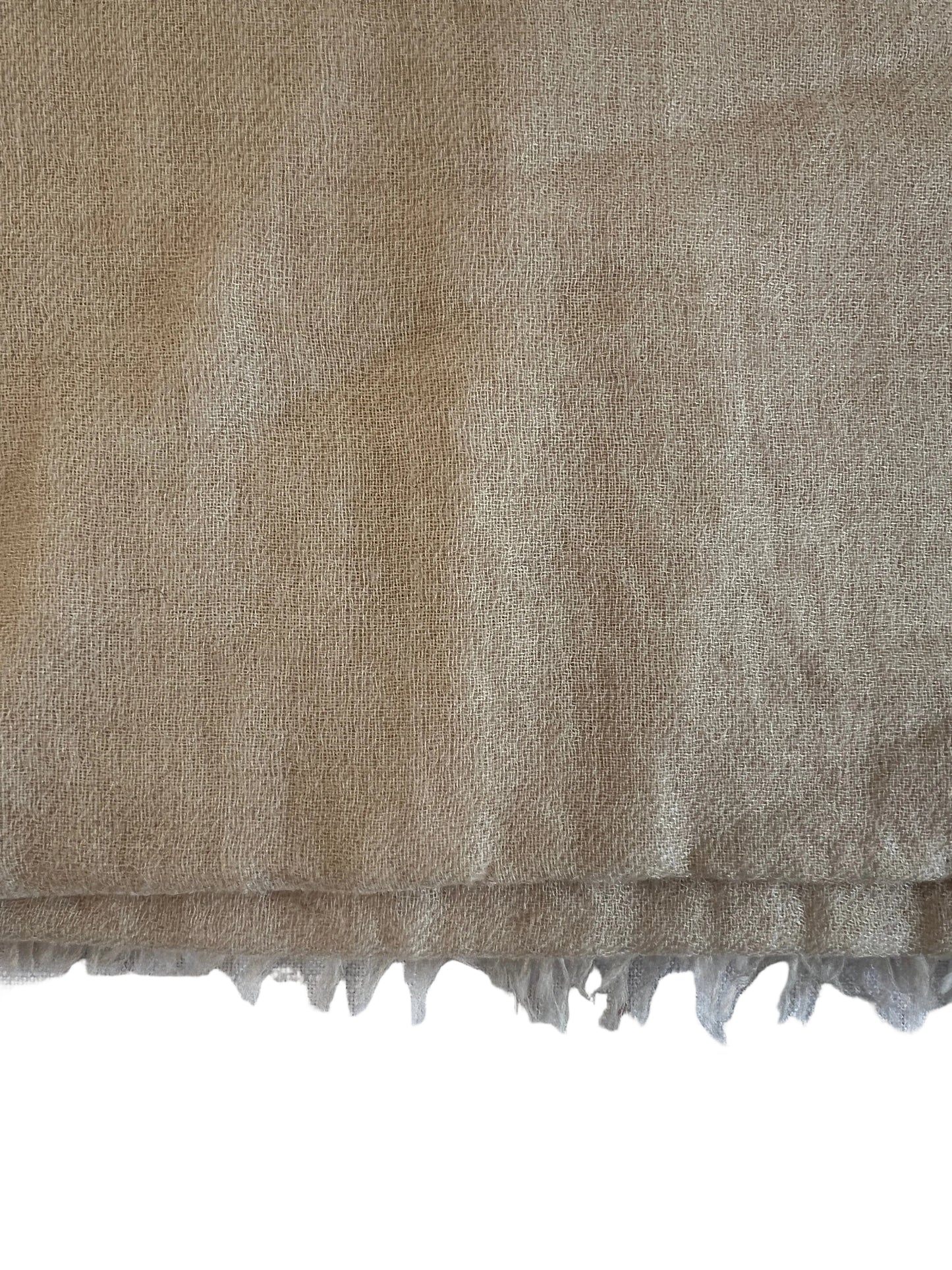 100% Cashmere Cream Shawl