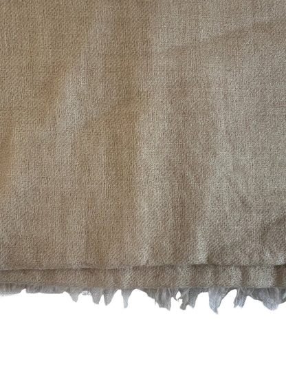 100% Cashmere Cream Shawl