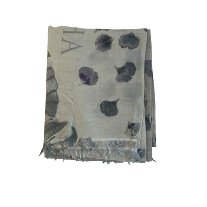 Cashmere And Silk Floral Pattern Shawl