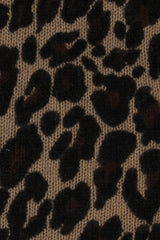 100% Cashmere Leopard Print Throw