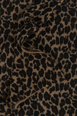 100% Cashmere Leopard Print Throw