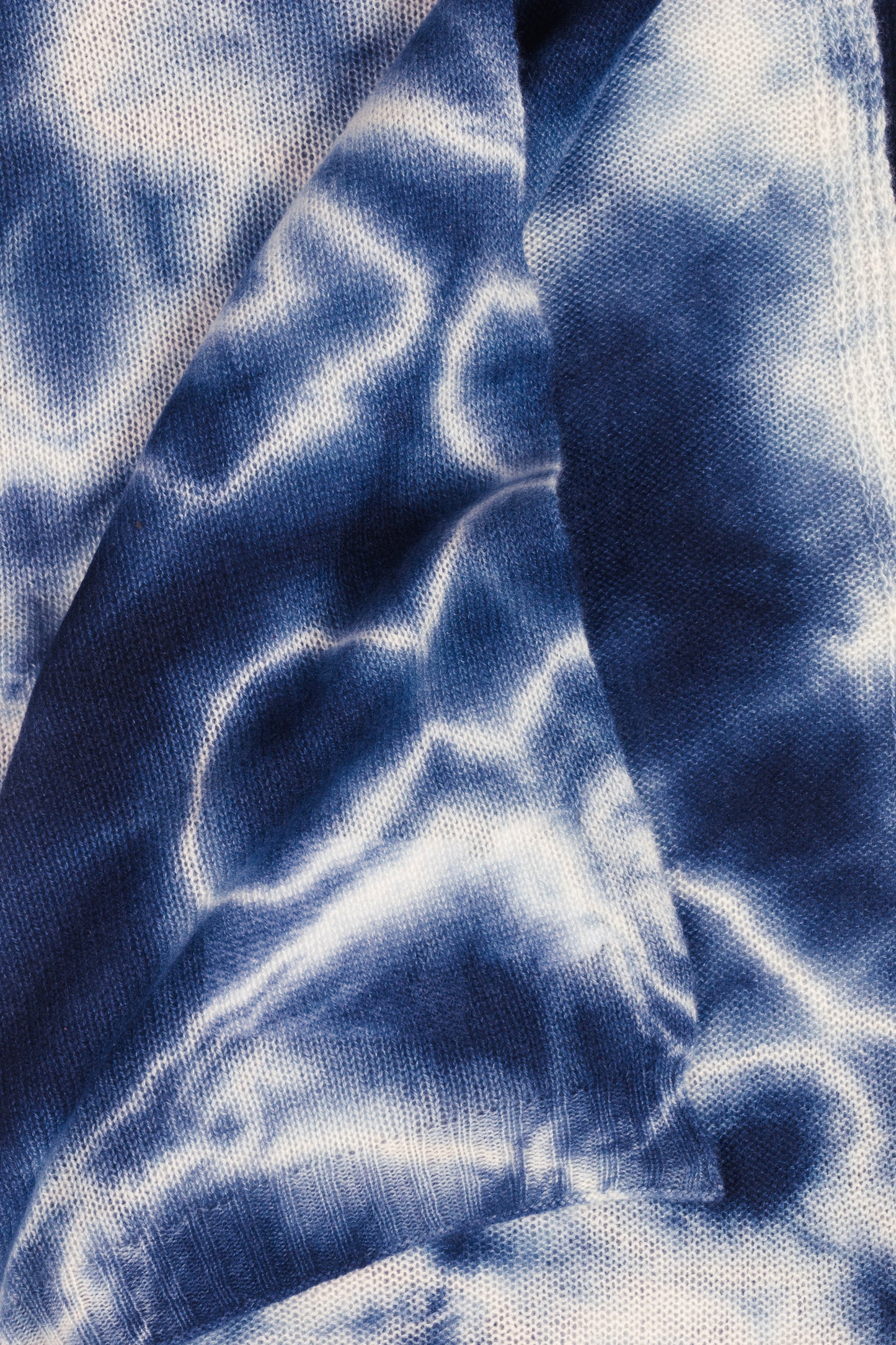 365 Cashmere Navy Tie Dye Wrap