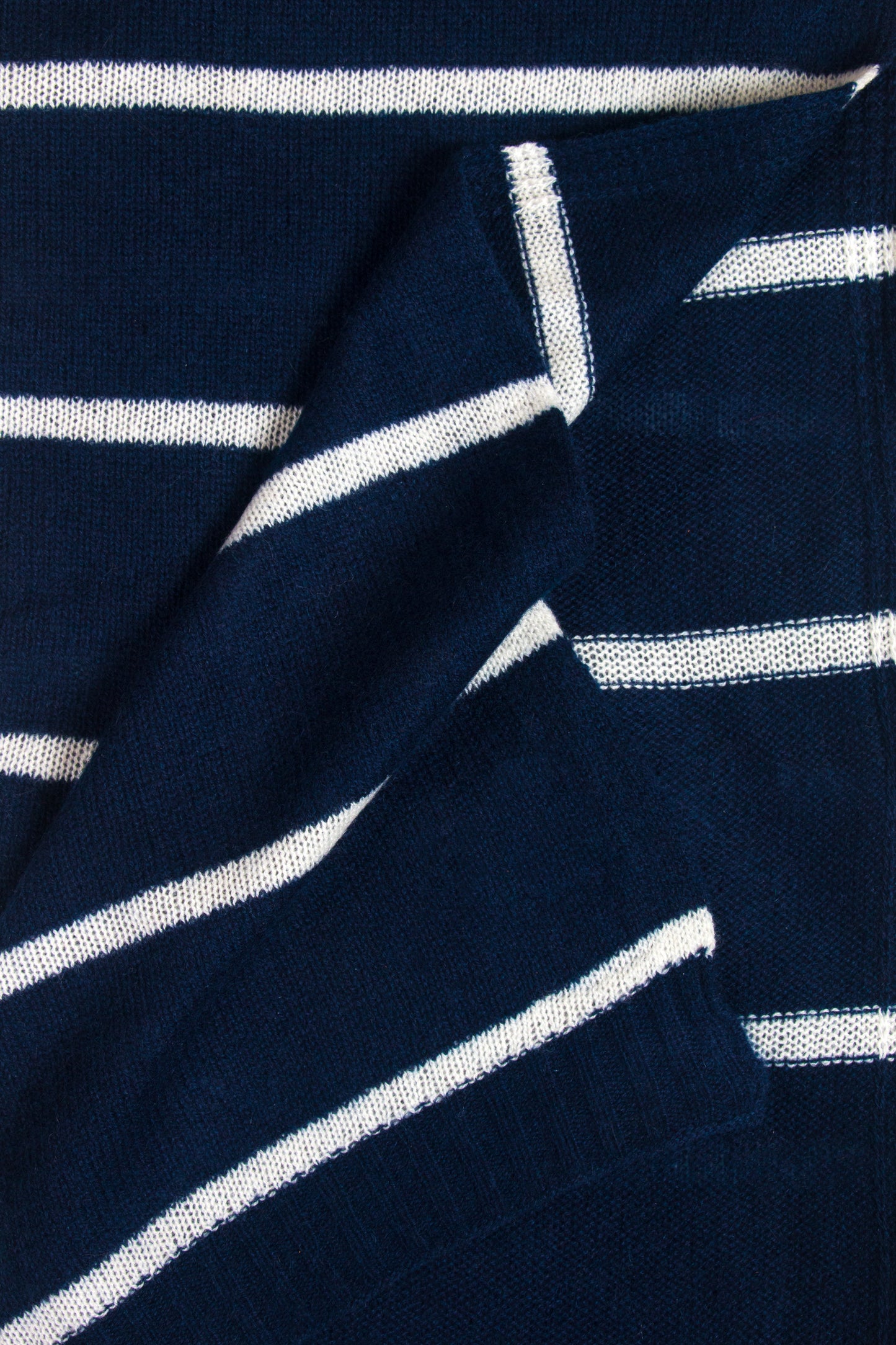 Cashmere Black Stripe Wrap