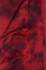 Cashmere Red Tie Dye Wrap