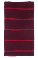 Cashmere Red Stripe Wrap