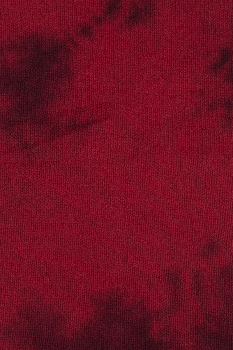Cashmere Red Tie Dye Wrap
