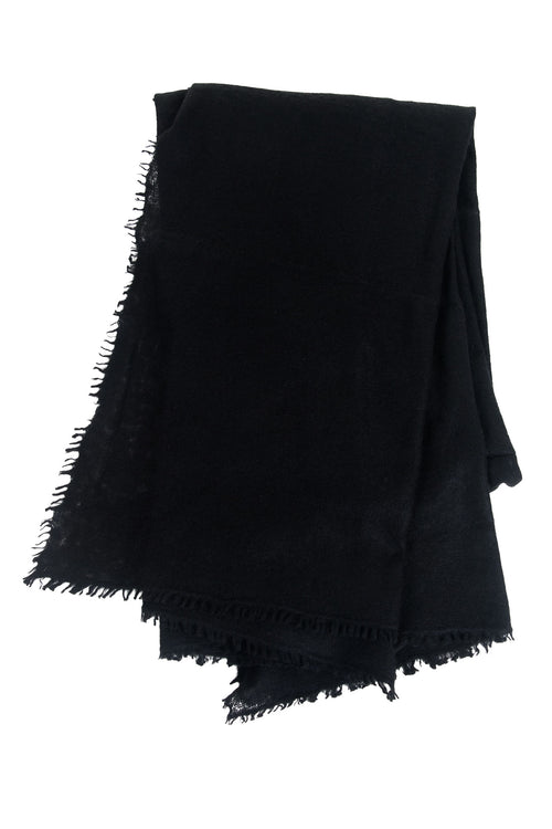 100% Cashmere Black Shawl