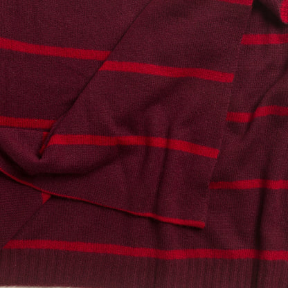 365 Cashmere Red Stripe Wrap