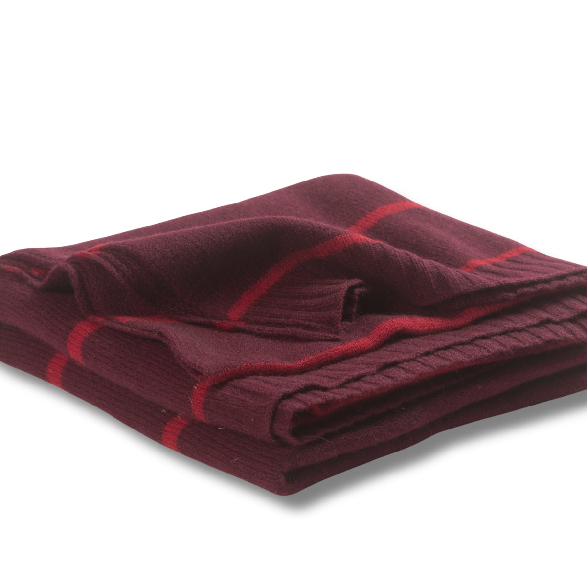 365 Cashmere Red Stripe Wrap
