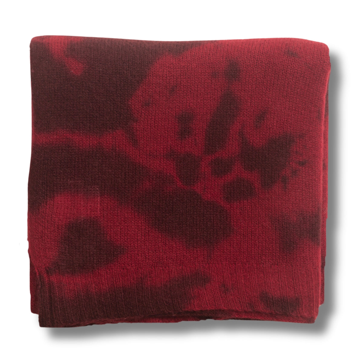 365 Cashmere Red Tie Dye Wrap