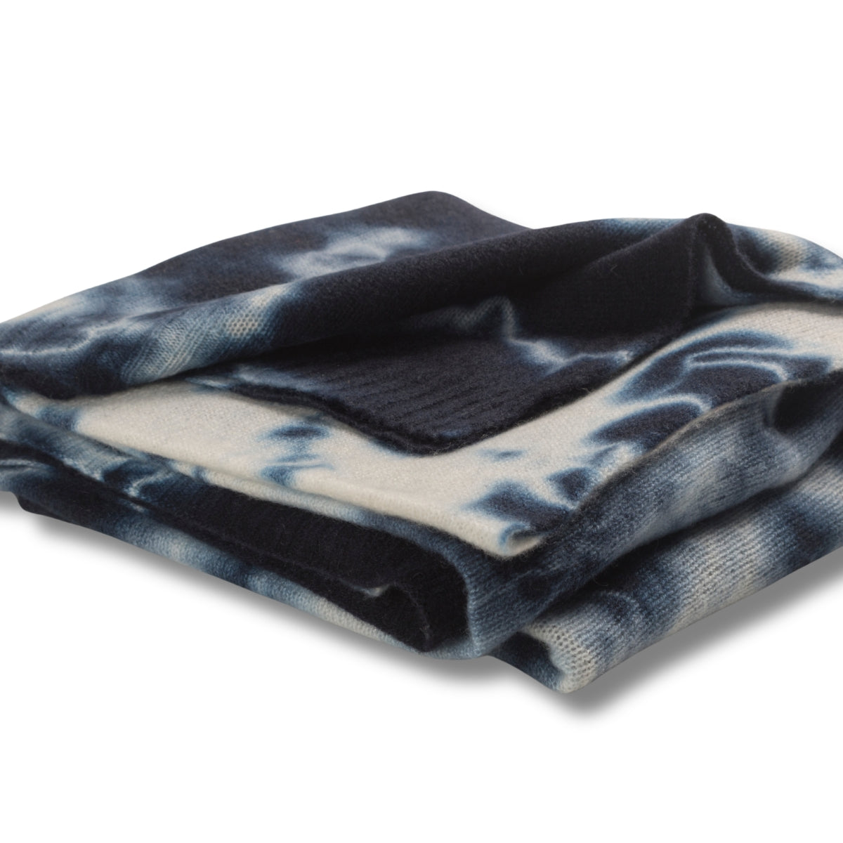 365 Cashmere Navy Tie Dye Wrap