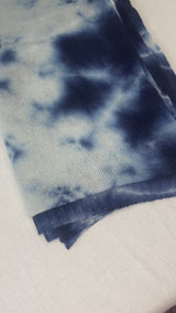 Cashmere Navy Tie Dye Wrap