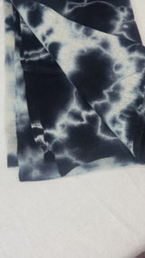 Cashmere Black Tie Dye Wrap