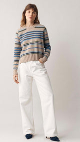 Multi Stripe Bonnie Blue